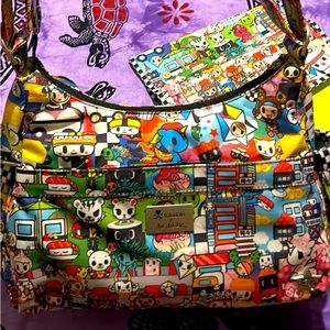 Ju-ju-be tokidoki sushi cars hobobe bag with changing pad